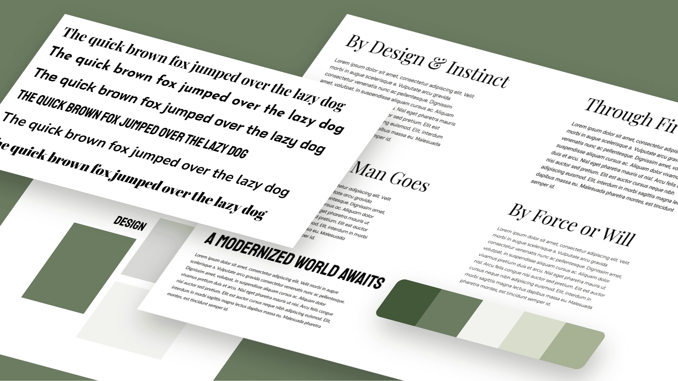 Mockups of the 2nd iteration of my portfolio website